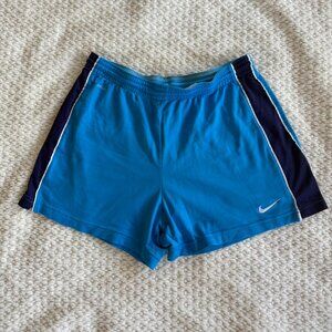 Nike Women's Navy and Black Shorts